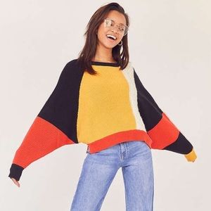 Ecote color block sweater